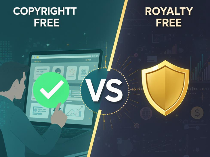 Copyright Free vs Royalty Free